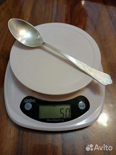 Серебряная десертная ложка 925 проба