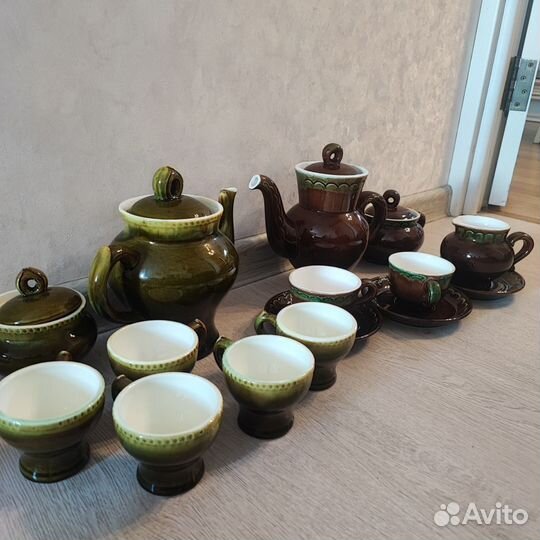 Сервиз чайный керамический зик