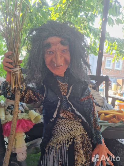 Фигура бабы яги. Ручная работа