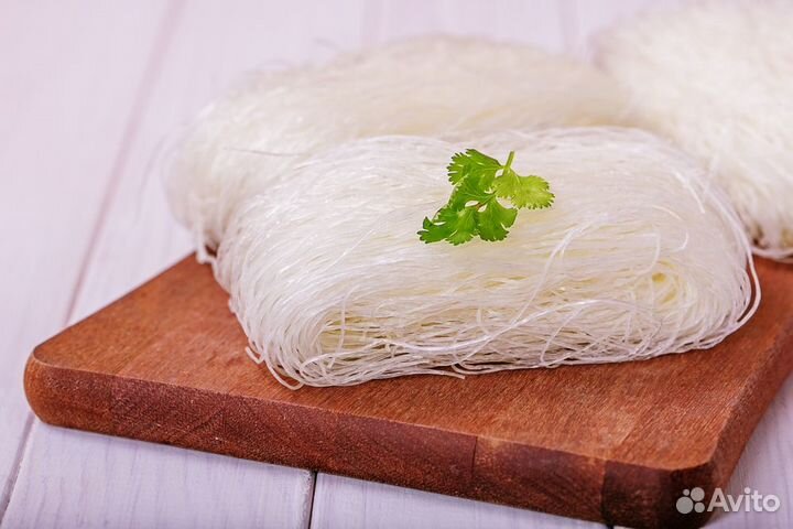 Лапша Фунчоза (крахмальная, бобовая)