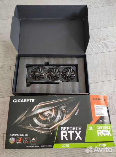 Видеокарта Gigabyte GeForce RTX 2070 gaming OC 8G