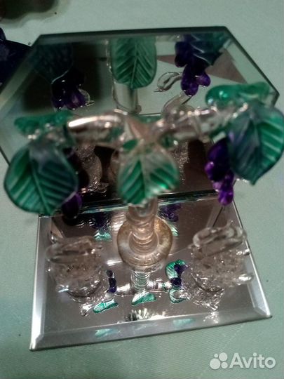 Хрустальная салфетница