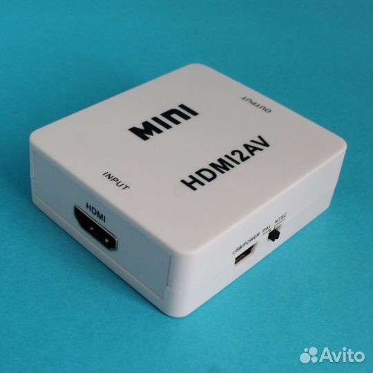Конвертер (переходник) hdmi на AV 3RCA 3 тюльпана