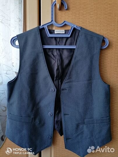 Жилетка для мальчика школьная рост 128