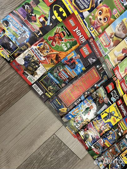 Детские журналы Lego, Тачки, Щенячий патруль