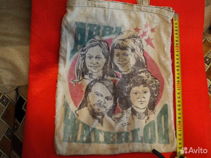 Сумка винтаж ссср,абба,пол макартни