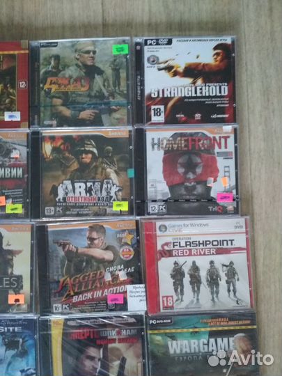 Компьютерные игры диски для пк и dvd,Новые