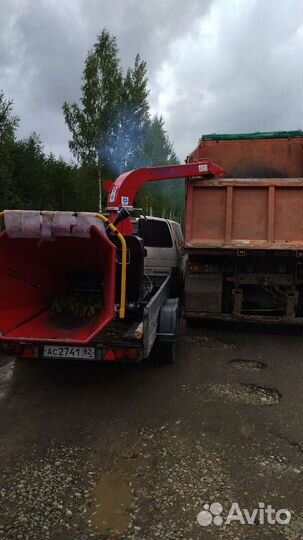 Расчистка участков спил деревьев измельчение веток