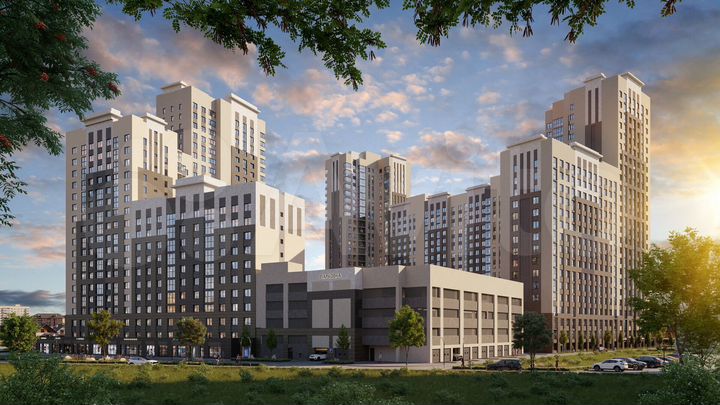 3-к. квартира, 88,6 м², 24/25 эт.