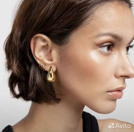 Новые серьги капли