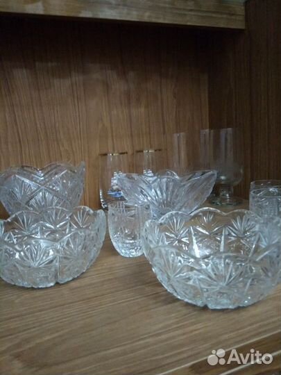 Хрустальнае вазы, СССР, высшего качества, моделей