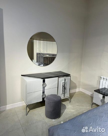 Спальня Грация серый серебро