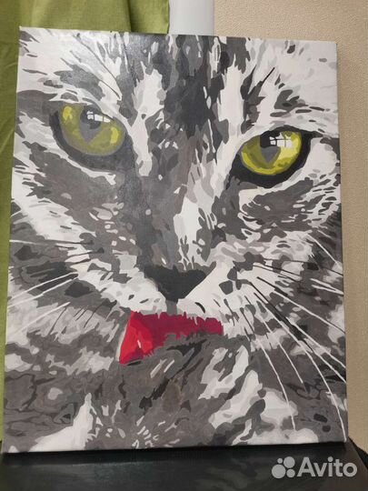 Готовая картина по номерам