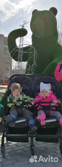 Коляска для двойни 2в1