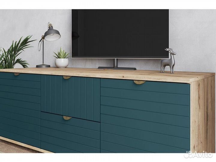 Тв-тумба Монблан-1 Line Aquamarine