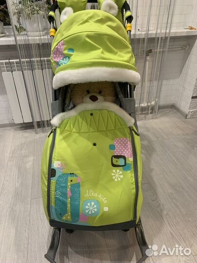 Санки коляска nika kids