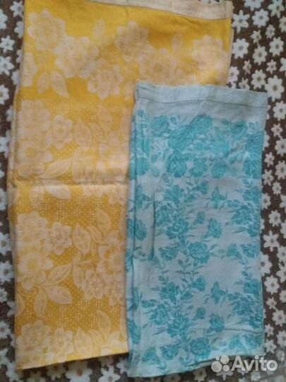 Скатерти льняные СССР, рушник, наволочки, одеяла