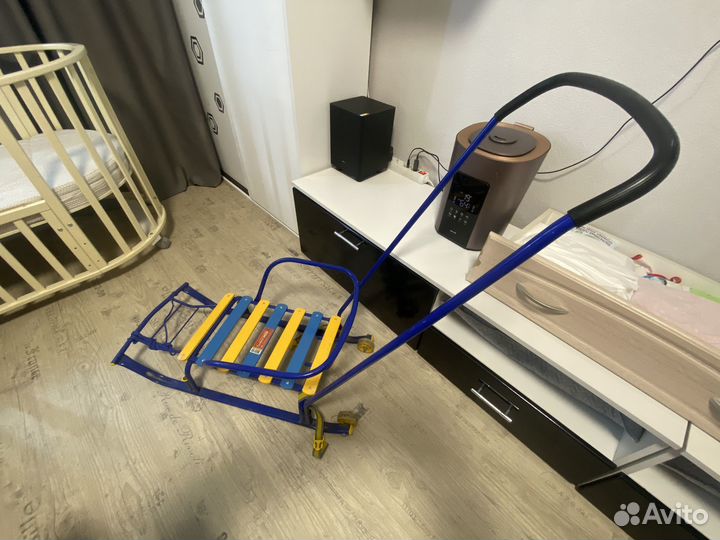 Санки детские с колесом б\у