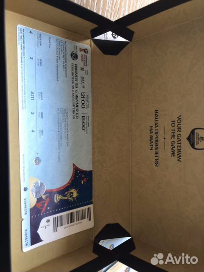 Билеты с Чемпиона мира по футболу 2018 - с финала