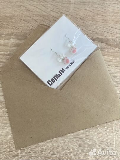 Серьги лапки