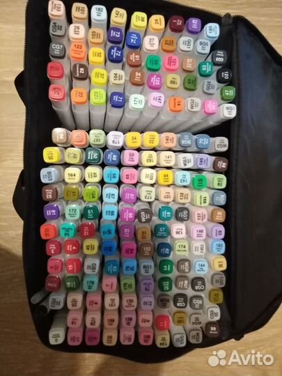 Маркеры для скетчинга 168 шт