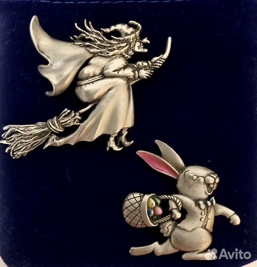 Винтажная брошь США JJ Jonette