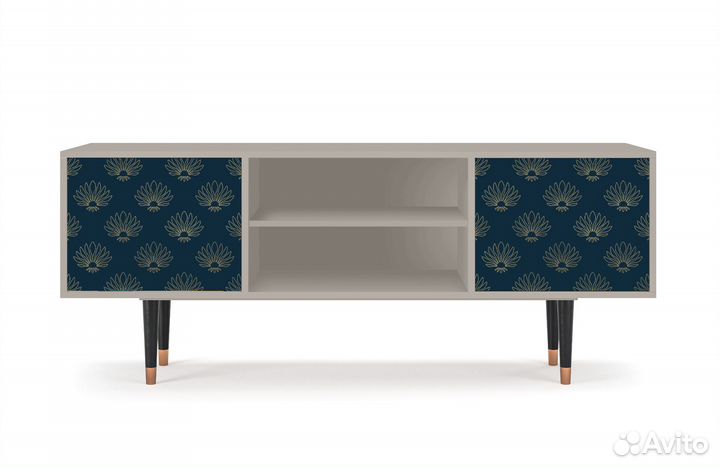 Тв-тумба T2 - Сатин - Blue Lotus