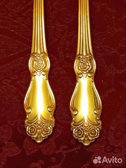 Вилки мельхиор Золотая Роза СССР