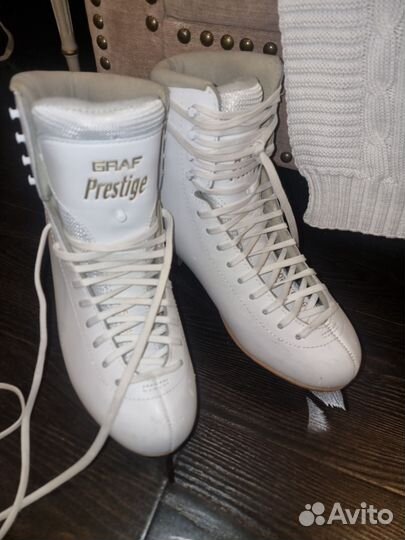 Фигурные коньки Graf Prestige 5,5 размер (37-38)