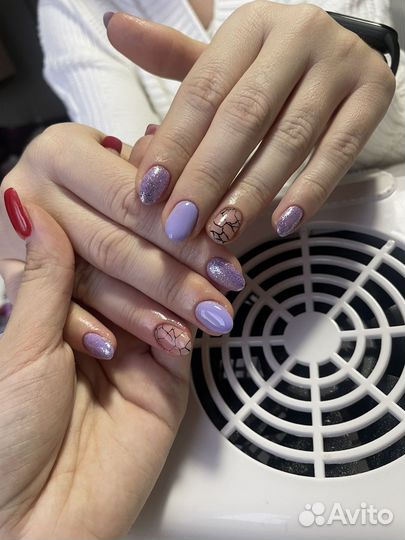 Маникюр + наращивание на дому