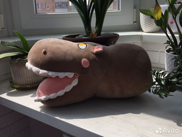 Мягкая игрушка бегемот
