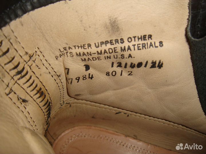 Винтажные американские армейские ботинки 39-40 р-р