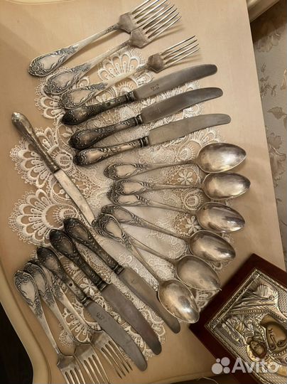 Столове приборы из мельхиора