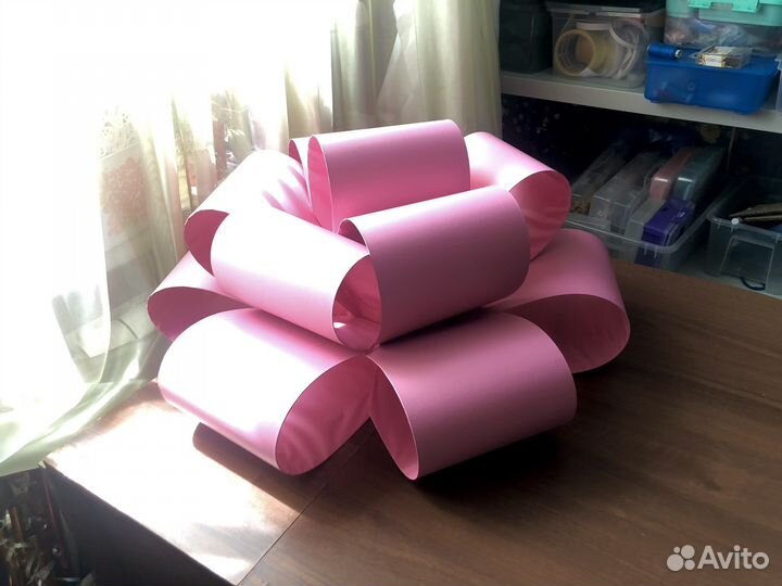 Бант на капот автомобиля d60 см