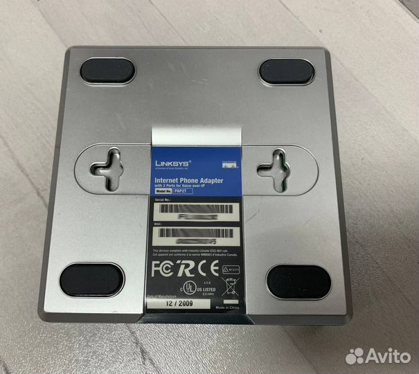 IP шлюз Linksys pap2t