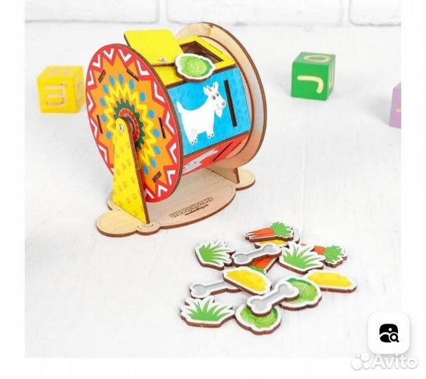 Деревянный сортер монтессори