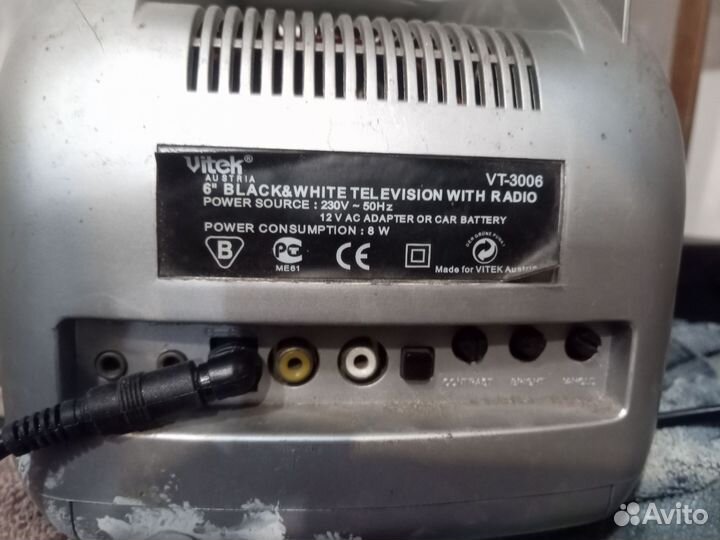 Телевизор vitek 6 дюймов
