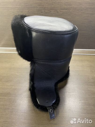 Мужская шапка норка натуральная кожа