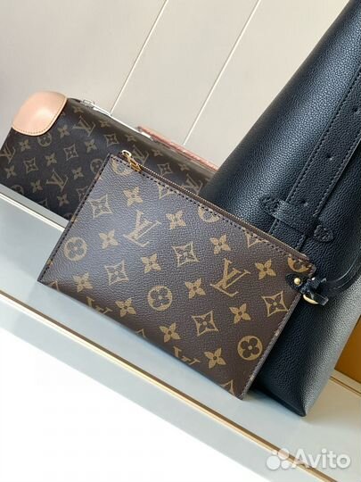 Сумка Louis Vuitton шопер хобо натуральная кожа