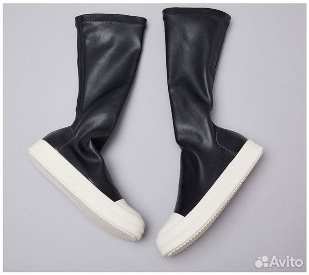 Ботфорты кожаные Rick Owens