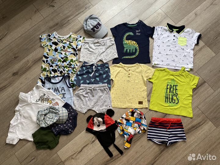 Пакет летней одежды для мальчика 86