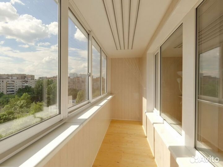 Остекление и отделка балконов