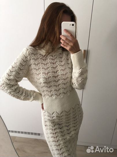 Платье шерсть 42