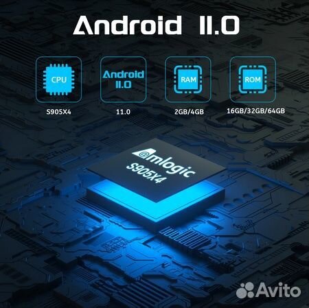 Тв Smart TV приставка Transpeed X4 Android 11