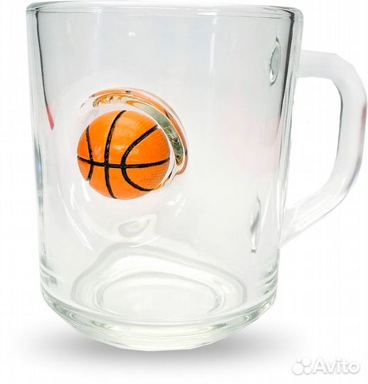 Кружка для чая с баскетбольным мячом