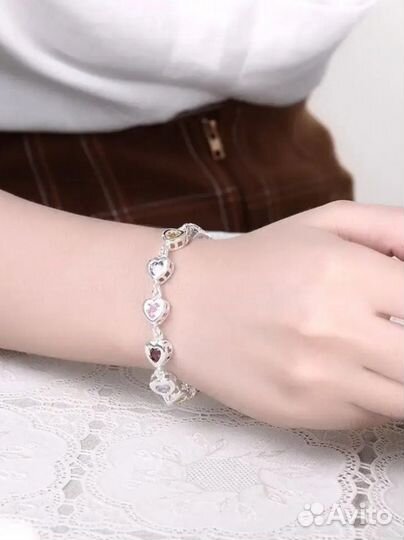 Браслет Сердце к дню влюбленных 20 см