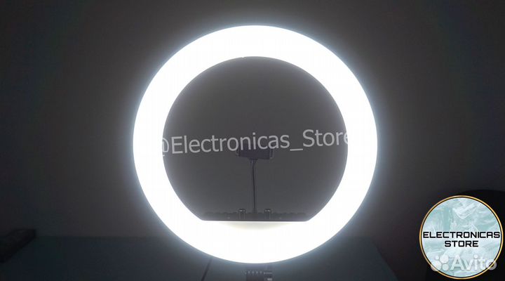 Кольцевая Лампа 45 см Бело-Алебастровая RL-18