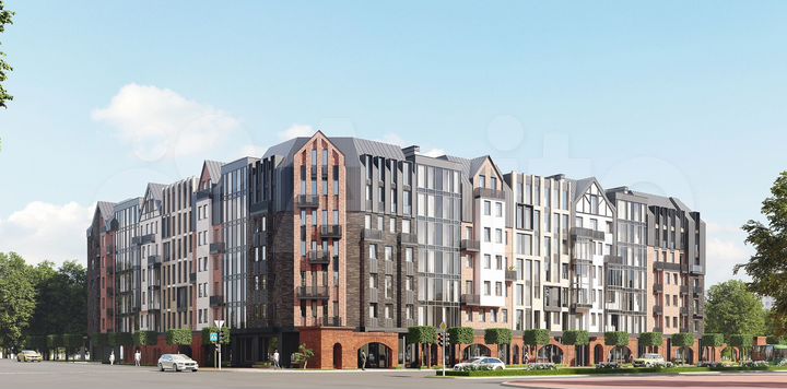 2-к. квартира, 60,7 м², 5/7 эт.