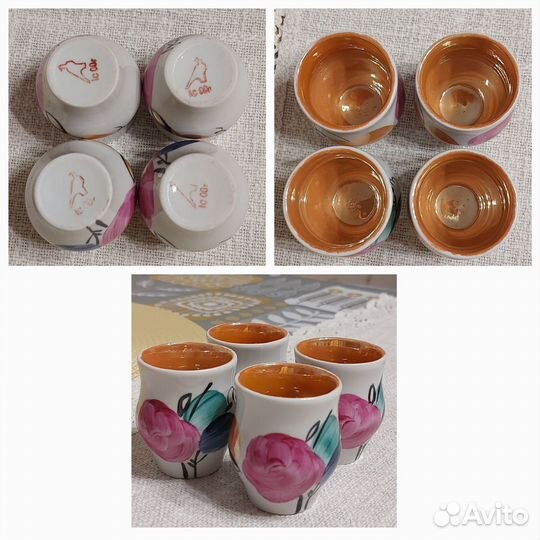 Рюмки/стопки винный набор Дулево Агашки, посуда