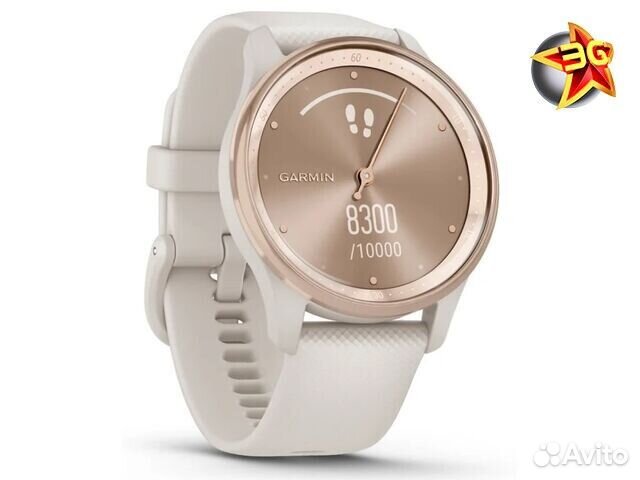 Часы Garmin Vivomove Trend Peach Gold